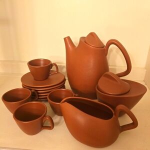 ⭐️40% Off⭐️ Vintage Terracotta Ceramic Espresso Set